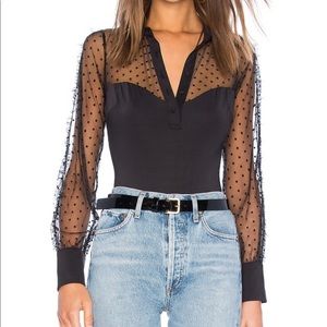 Sexy black body suit